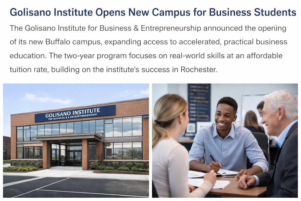 Golisano Institute Opens New Campus for Business Students