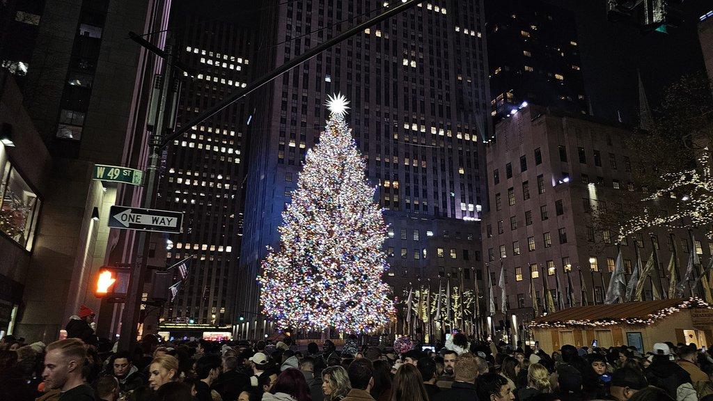 Rockefeller Center Christmas Tree Lighting 2025