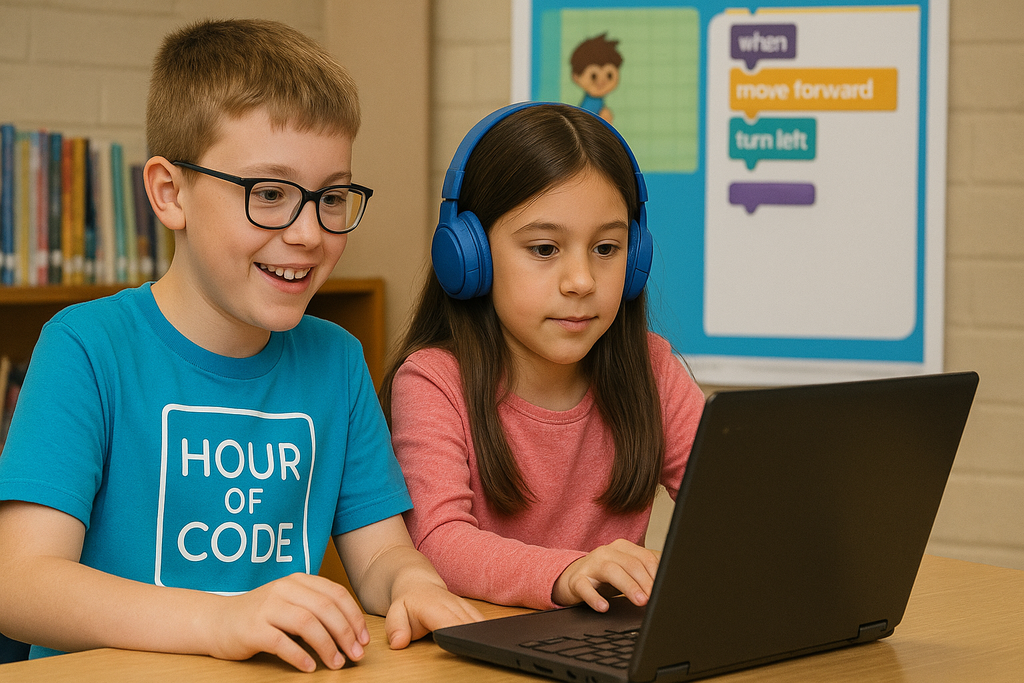 Hour of Code teaches SJUSD students computer co