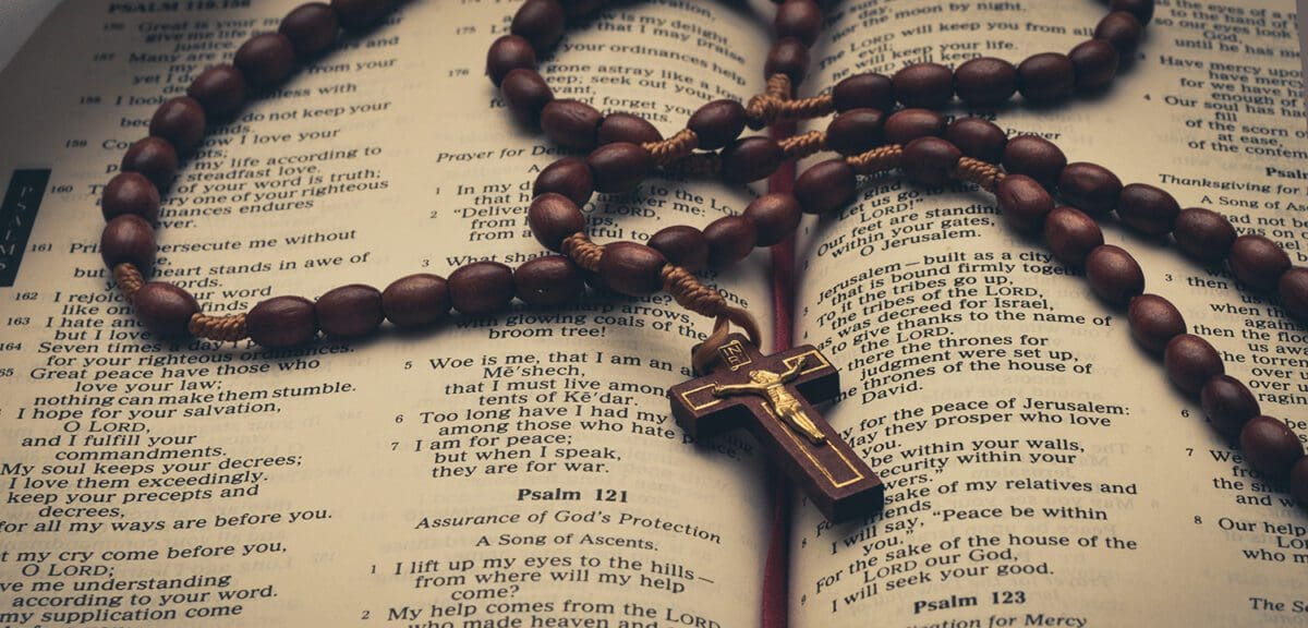 First Saturday of each month at 11:30 AM. The Rosary and Shrine Prayers This recitation of the Rosary is offered on the first Saturday of each month at 11:30 AM. prior to the Holy Eucharist at the Shrine of Our Lady of Fifth Avenue and online as an audio livestream. It incorporates Shrine prayers, and the intercessions are offered at the beginning of each chaplet. More information about the Rosary is available online. More information about the Rosary is available online. By prayerfully meditating on the mysteries of the Gospel and asking the intercession of the Blessed Virgin Mary, we hope to grow in our love of Jesus and in our imitation of him and his mother. We invite you to send us a prayer request or purchase a candle to be lit at the shrine. Saturday, August 2, 2025, 11:30 AM | Our Lady of Fifth Avenue.